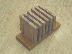 hardwood coaster holders