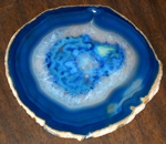 green gemstone coasters