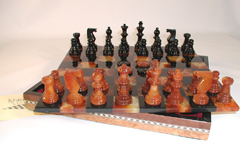 alabaster chess boards