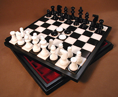 brown chess sets