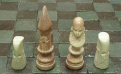 Stone Chess pieces