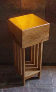 Double Illuminated Side Tables