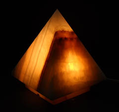 pyramid onyx lamps