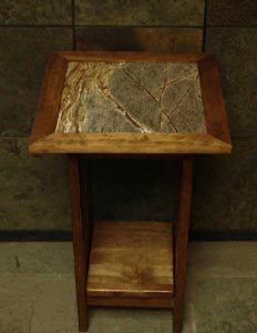 Illuminated Stone Accent Tables