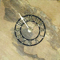 fossil stone clocks