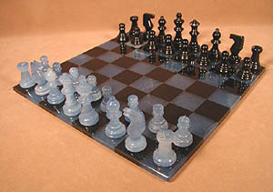 alabaster stone chess sets