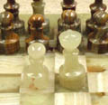 onyx chess pawns